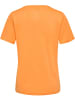 Hummel Hummel T-Shirt Hmlte Multisport Damen Dehnbarem Schnelltrocknend in BLAZING ORANGE