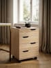 KADIMA DESIGN Rollcontainer Sonoma 40x60x40cm Schubladenschrank Büro Container,