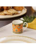 Villeroy & Boch 2er Set Espressotasse mit Untertasse Samarkand Mandarin 50 ml in bunt