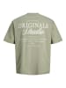 JACK & JONES Junior T-Shirt JORNORREBRO TYPO TEE CREW NECK JNR in seagrass