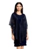 Vera Mont Cape im Glitzer-Look in Blue/Black