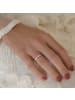 Trilani Ring aus Sterling Silber mit Zirkonia in roségold