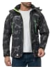 Geographical Norway Jacke in Black-Green