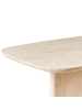 Beliani Esszimmertisch TRAVERS in Braun - (W) 90 x (H) 76 x (L) 180 cm