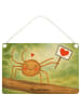 Mr. & Mrs. Panda Deko Schild Spinne Agathe Motivation Design ohn... in Weiß