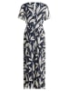 BETTY & CO Jumpsuit mit Plissee in Dark Blue/Nature