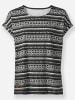 WITT WEIDEN Print-Shirt in schwarz-ecru-bedruckt