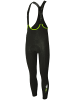 rh+ Radhose Nordic Bibtight in black-acid lime