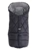 Kaiser Naturfellprodukte Kinderwagen-Fußsack Moony 2in1, Sherpa Fleece black