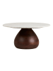 ebuy24 Couchtisch Klara Weiß 70 x 70 cm