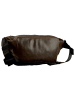 Leonhard Heyden Porto Gürteltasche Leder 28 cm graubraun