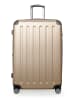 Hauptstadtkoffer Spree - Großer Koffer erweiterbar XL Trolley Aufgabegepäck, TSA, in Champagner