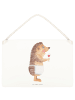 Mr. & Mrs. Panda Deko Schild Igel Wein ohne Spruch in Transparent