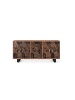 Giner y Colomer Sideboard aus Akazienholz und Metall in Brown