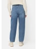 Camel Active Barrel Jeans mit Gürtelschlaufen in Nebelblau