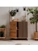 CALICOSY Kleine Sideboard LUBLIN in Helles - (W) 80  x (H) 85  x (L) 40  cm