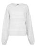 Urban Classics Sweater in grey/white