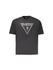 Guess Jeans Schwarz Herren T-Shirt aus Baumwolle