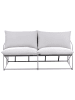 Beliani Gartensofa PONTE in Grau - (W) 160 x (H) 88 x (L) 94 cm