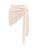 Moda Minx Sarong Scrunch Short Ruffle in Beige