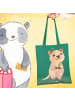 Mr. & Mrs. Panda Einkaufstasche Quokka Happy ohne Spruch in Mint