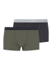 Hanro Retro Short / Pant Cotton Essentials in Charcoal art / smokey olive