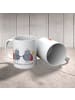 Mr. & Mrs. Panda Kindertasse Sternzeichen Zwilling mit Spruch in Weiß