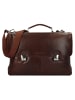 Bugatti Romano Messenger Leder 44 cm Laptopfach braun