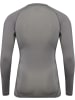 Hummel T-Shirt "Hmlbl Performance Tee L/S" in Grau