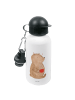 Mr. & Mrs. Panda Kindertrinkflasche Bär Kaffee ohne Spruch in Weiß