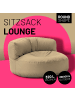 Lumaland Sitzsack-Sofa Outdoor rund 320l beige  Braun