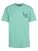Petrol Industries Rückenprint T-Shirt Tetons in Blau