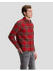 Lee Langarmhemd Leesure in Red Tartan