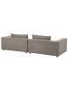 Beliani 3-Sitzer Sofa LERMON in Braun - (W) 260 x (H) 59 x (L) 100 cm