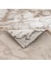 Pergamon Luxus Designer Teppich Carrara Marmor Optik Verlauf in Beige