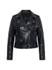 Ulla Popken Lederjacke in schwarz