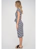 Cloud5ive Day Dress in white/navy