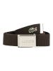 Lacoste Gürtel 40 WOVEN STRAP IN KIT in Schwarz