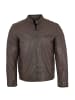 JILANI Lederjacke Lammnappa in Braun
