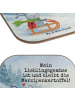 Mr. & Mrs. Panda Untersetzer Smörle Rodeln Design mit Spruch in Weiß