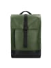 Greenburry Upcycled Tarpaulin Daypack 45 cm Laptopfach olive-black
