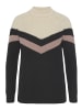 Laura Scott Strickpullover in schwarz-rosa