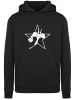 F4NT4STIC Hoodie Looney Tunes Sylvester Cartoon Stern in schwarz