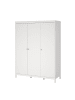 ebuy24 Kleiderschrank Madrid Weiß 150 x 59 cm