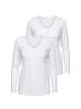 Ulla Popken Shirt in schneeweiß
