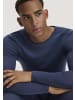 Hessnatur Hessnatur Longsleeve PURE FUNCTION aus Bio-Merinowolle und Seide in graphitblau