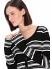 usha BLACK LABEL Women Cardigan in black offwhite