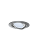 paulmann LED Einbaustrahler Base 3er Set Coin rund schwenkbar in Eisen geb -Ø:90 mm