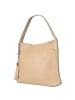 Florence Florence Schultertasche Leder taupe, beige ca. 40cm