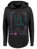 F4NT4STIC Oversized Hoodie Retro Gaming Arcade Attack in schwarz